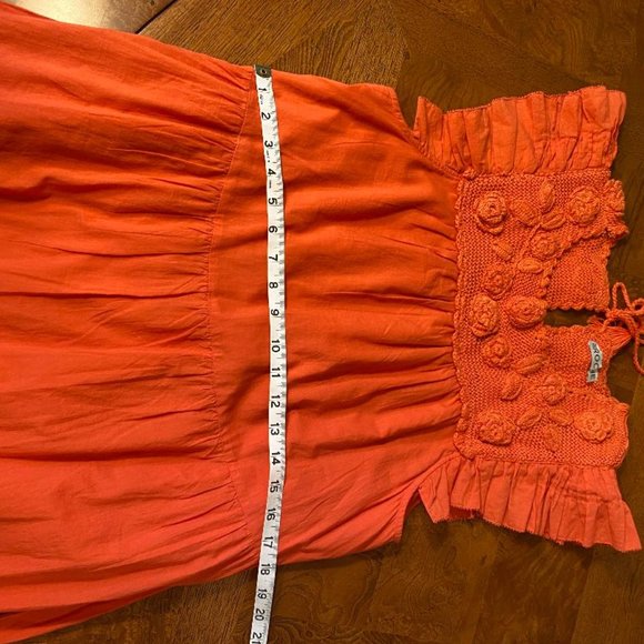 St. Roche Kite Dress in Burnt Orange Size 6 - Picture 9 of 13